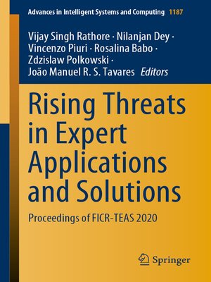 cover image of Rising Threats in Expert Applications and Solutions